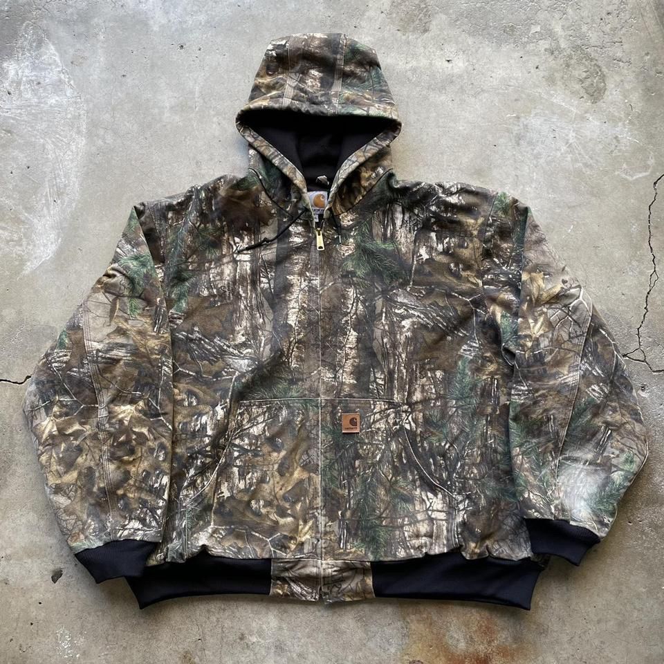 Street Tree Camouflage Zip-Up Long Sleeve Jacket